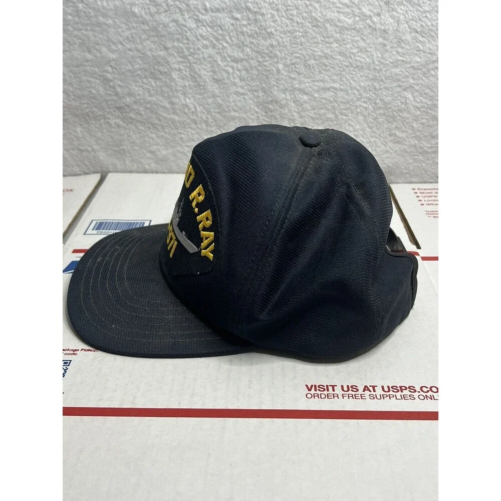 Vintage USS David R. Ray (DD-971) SnapBack Hat/Cap - Made in the USA